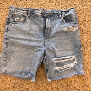 American Eagle Outfitters Light Blue Denim Shorts